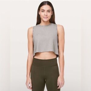 Lululemon | Muscle Love Crop Tank in Fade Washed French Clay Size 12 Yoga Gym